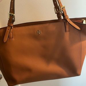 Tory Burch York Buckle Tote Brown